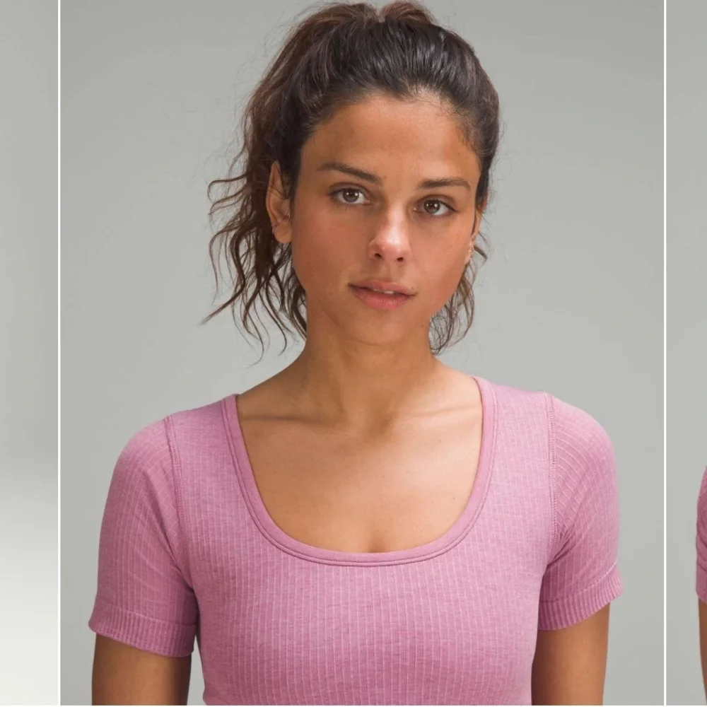 Lululemon Ebb to Street Short-Sleeve Shirt in Velvet Dust